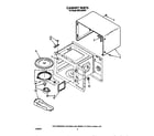 Whirlpool MT2150XW1 cabinet diagram
