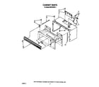 Whirlpool MH6700XW1 cabinet diagram