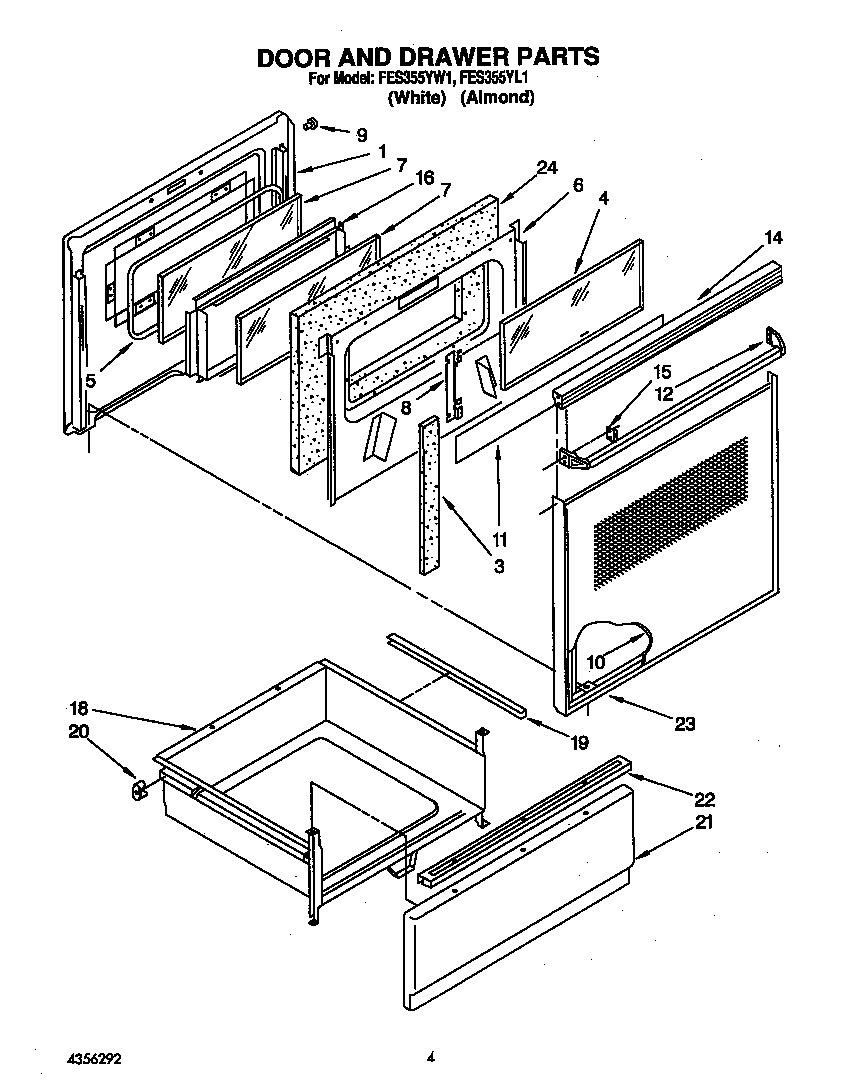 DOOR AND DRAWER