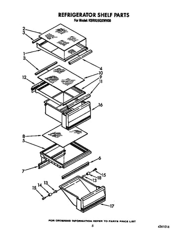 Refrigerator shelf