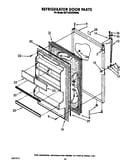 Refrigerator door