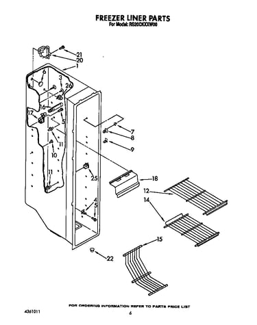 Freezer liner