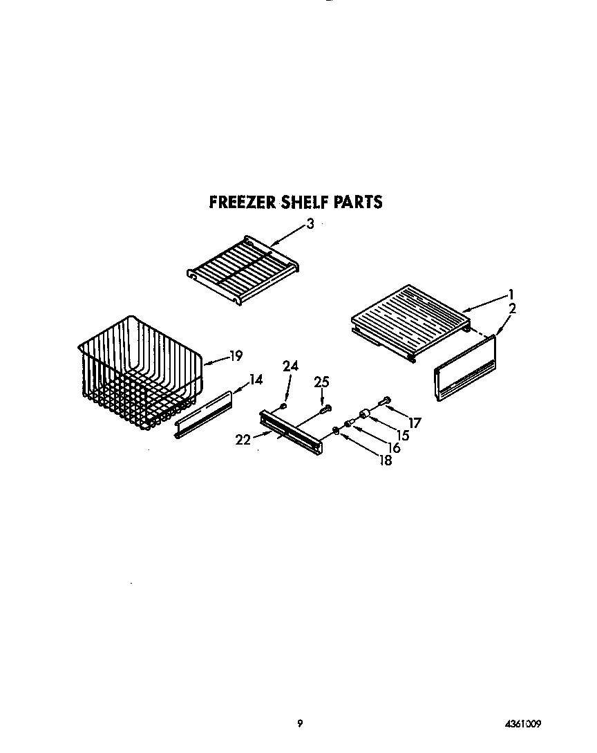 Freezer shelf