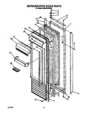 Refrigerator door