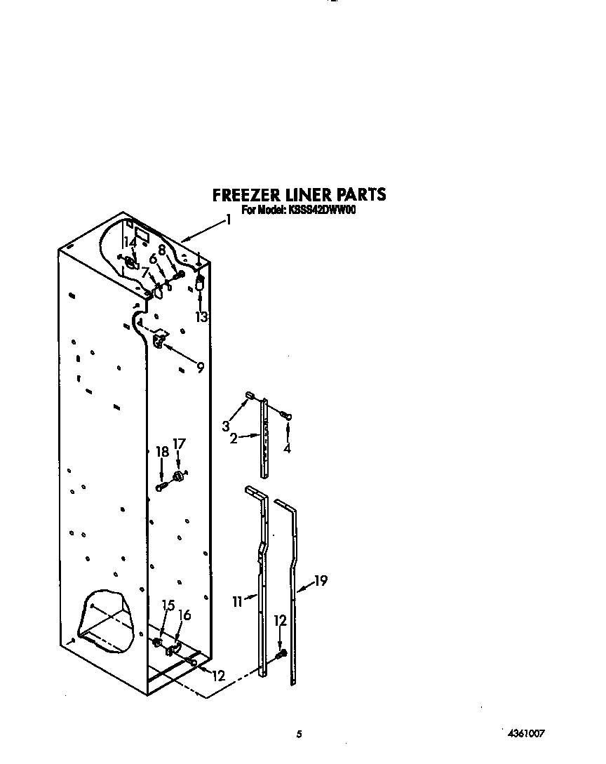 Freezer liner