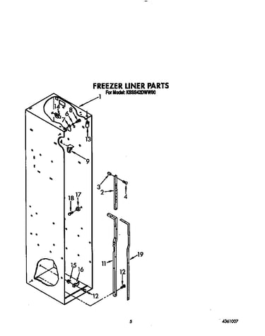 Freezer liner