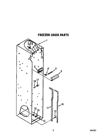Freezer liner