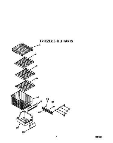 Freezer shelf
