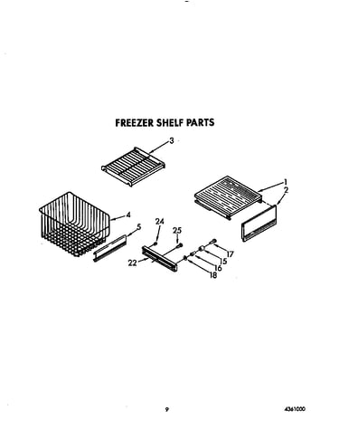 Freezer shelf
