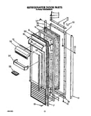 Refrigerator door