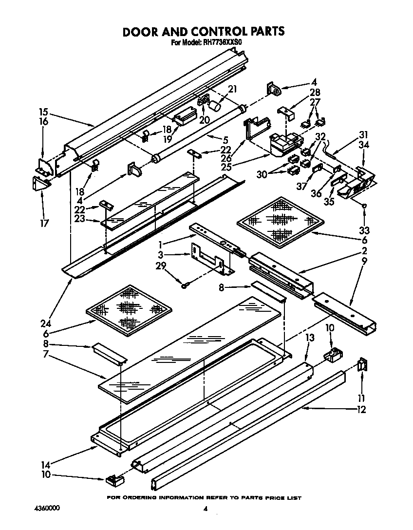 Door and control parts
