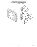 Door and latch