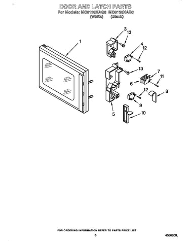 Door and latch