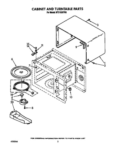 Cabinet and turntable