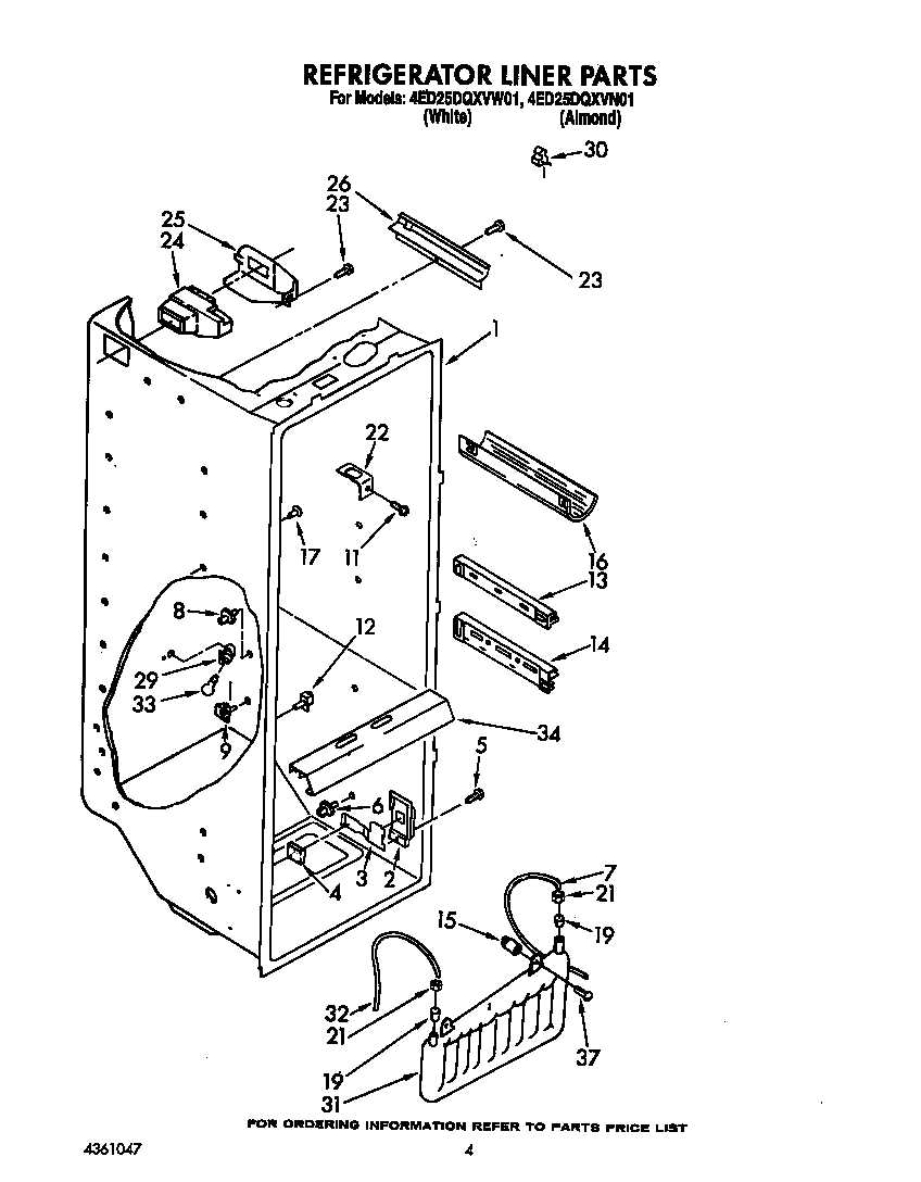 Refrigerator liner