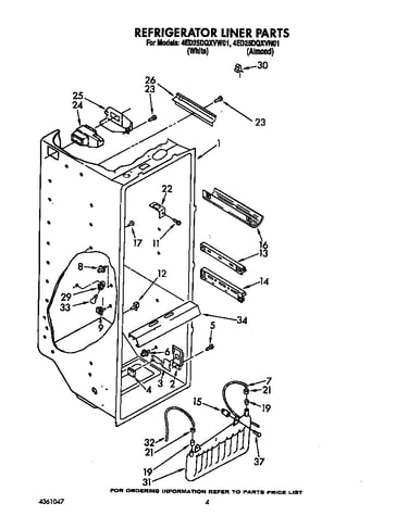 Refrigerator liner