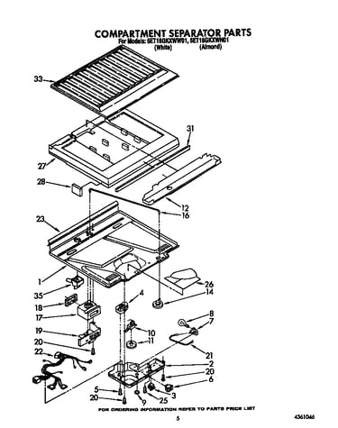 Compartment separator