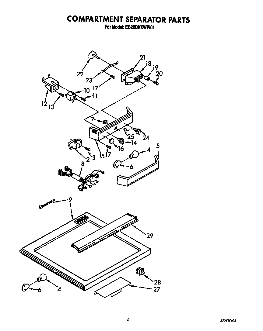 Compartment separator