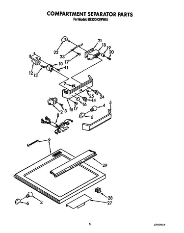 Compartment separator