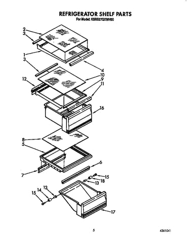 Refrigerator shelf