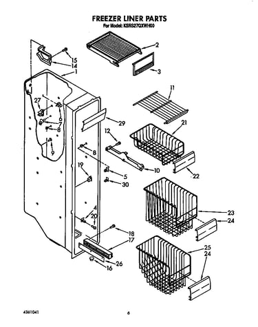 Freezer liner