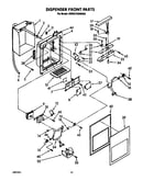 Dispenser front