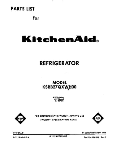 Front cover