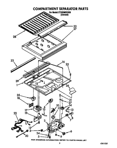 Compartment separator
