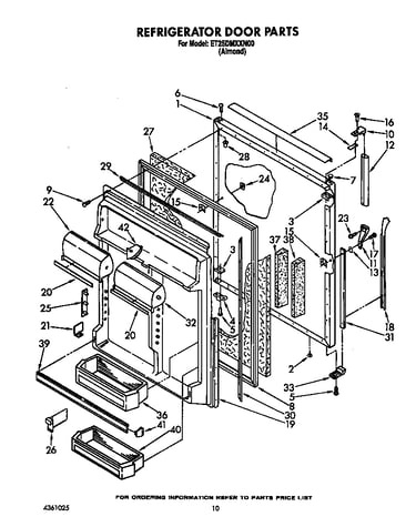 Refrigerator door