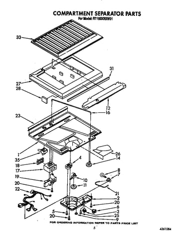 Compartment separator