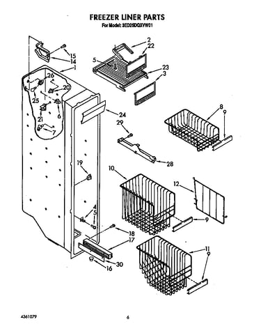 Freezer liner