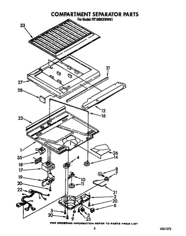 Compartment separator
