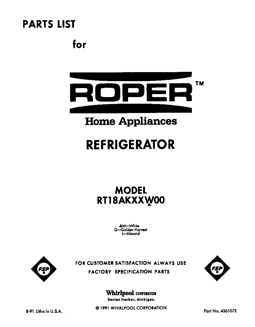 Front cover