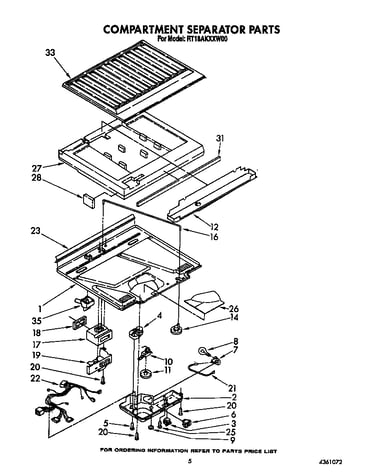 Compartment separator