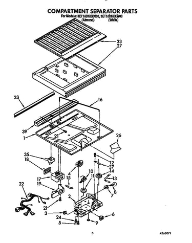 Compartment separator