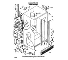 Whirlpool 8ED27DQXXN00 cabinet diagram