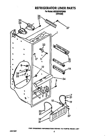 Refrigerator liner