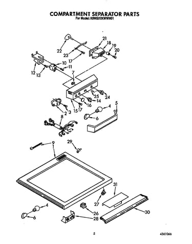 Compartment separator