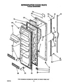 Refrigerator door