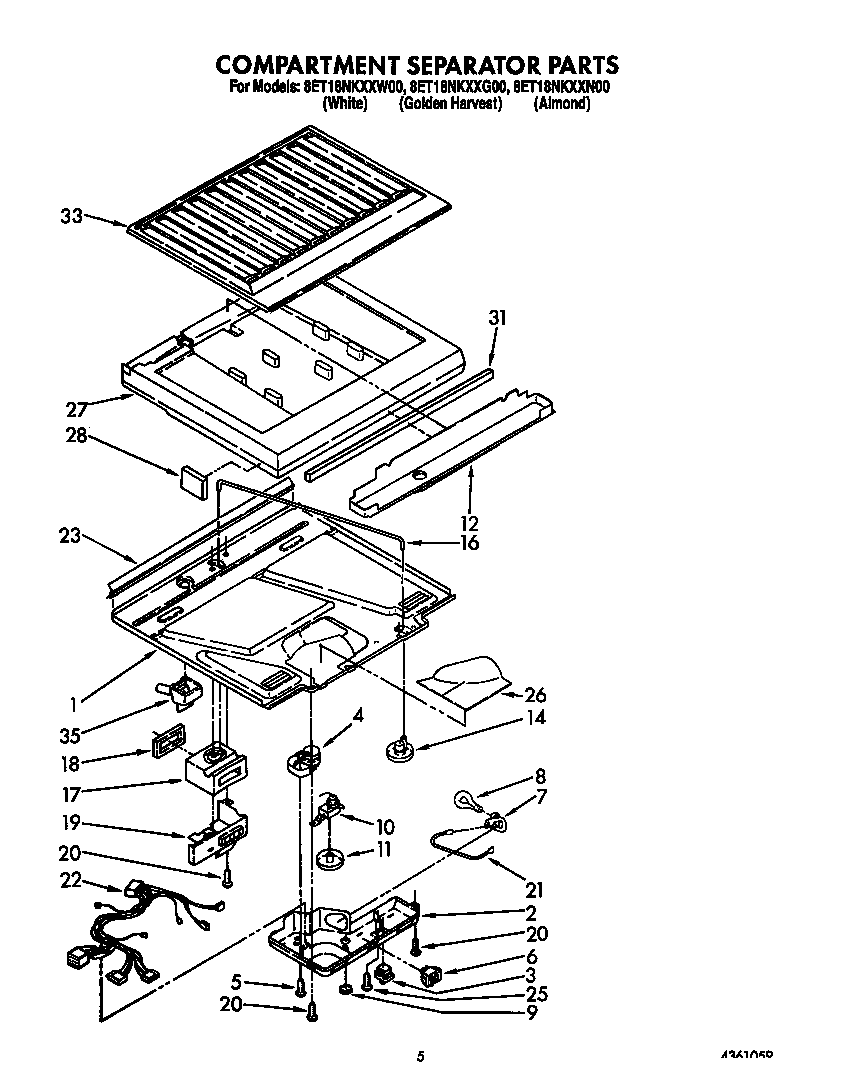 Compartment separator