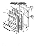 Refrigerator door