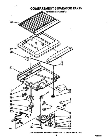 Compartment separator
