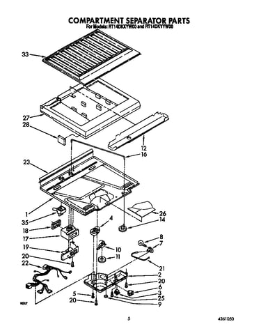 Compartment separator