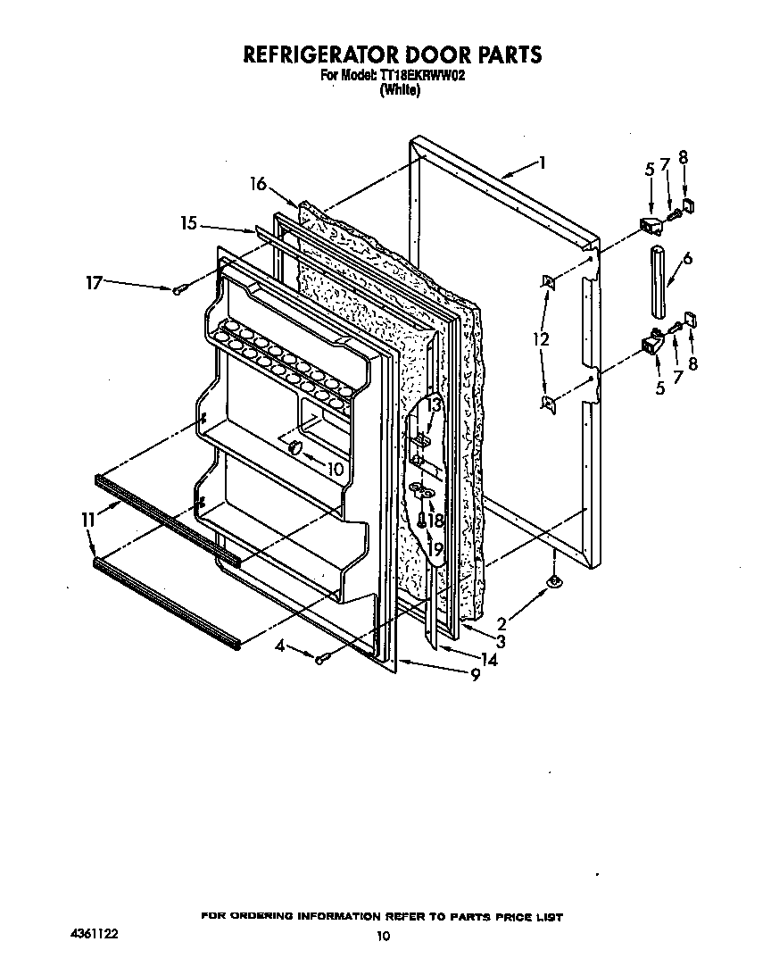 Refrigerator door