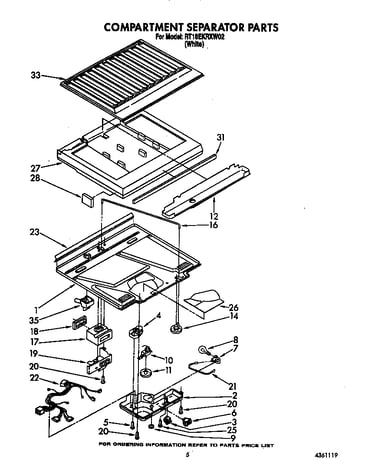 Compartment separator