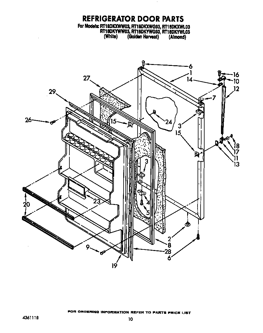 Refrigerator door