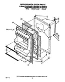 Refrigerator door
