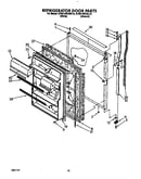Refrigerator door