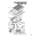Roper RT18DKYWW02 compartment separator diagram