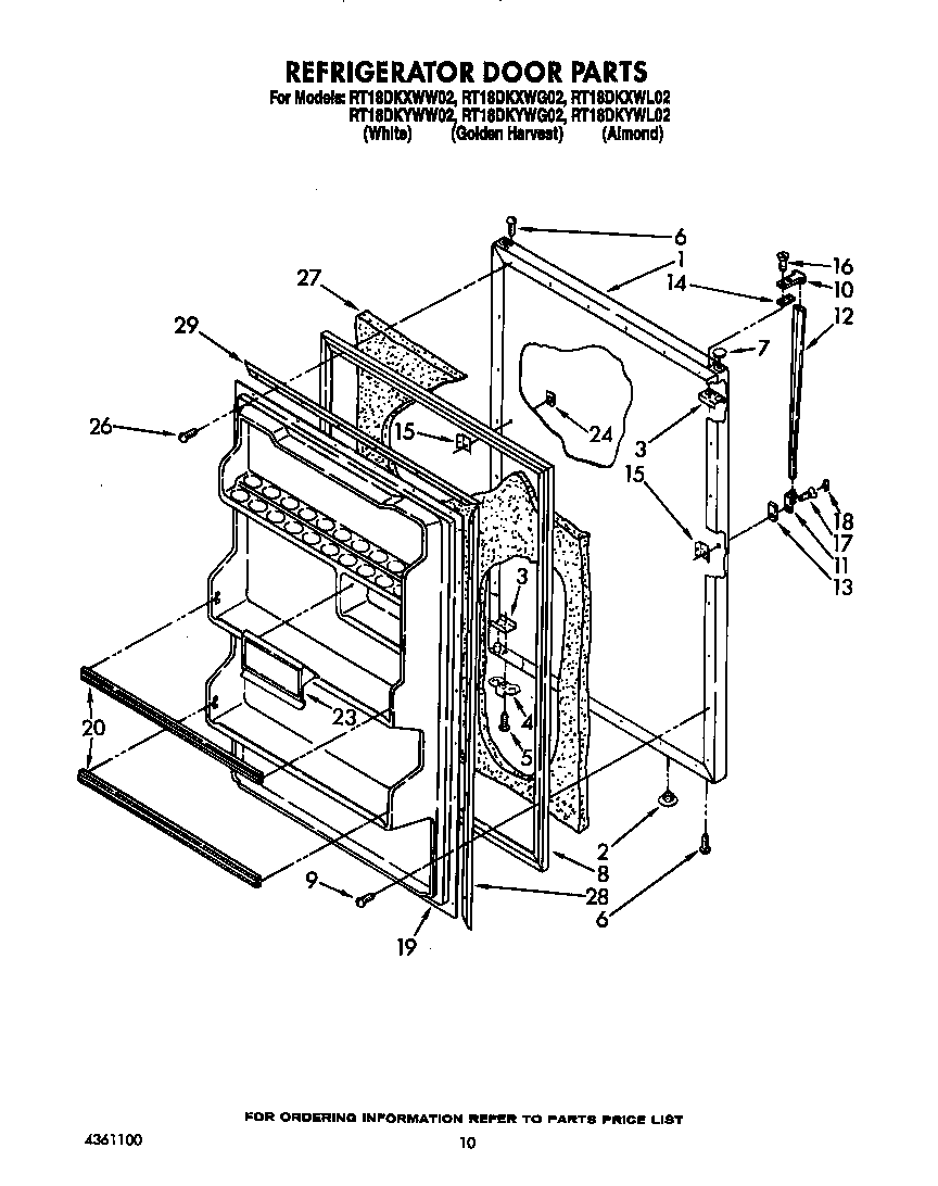 Refrigerator door